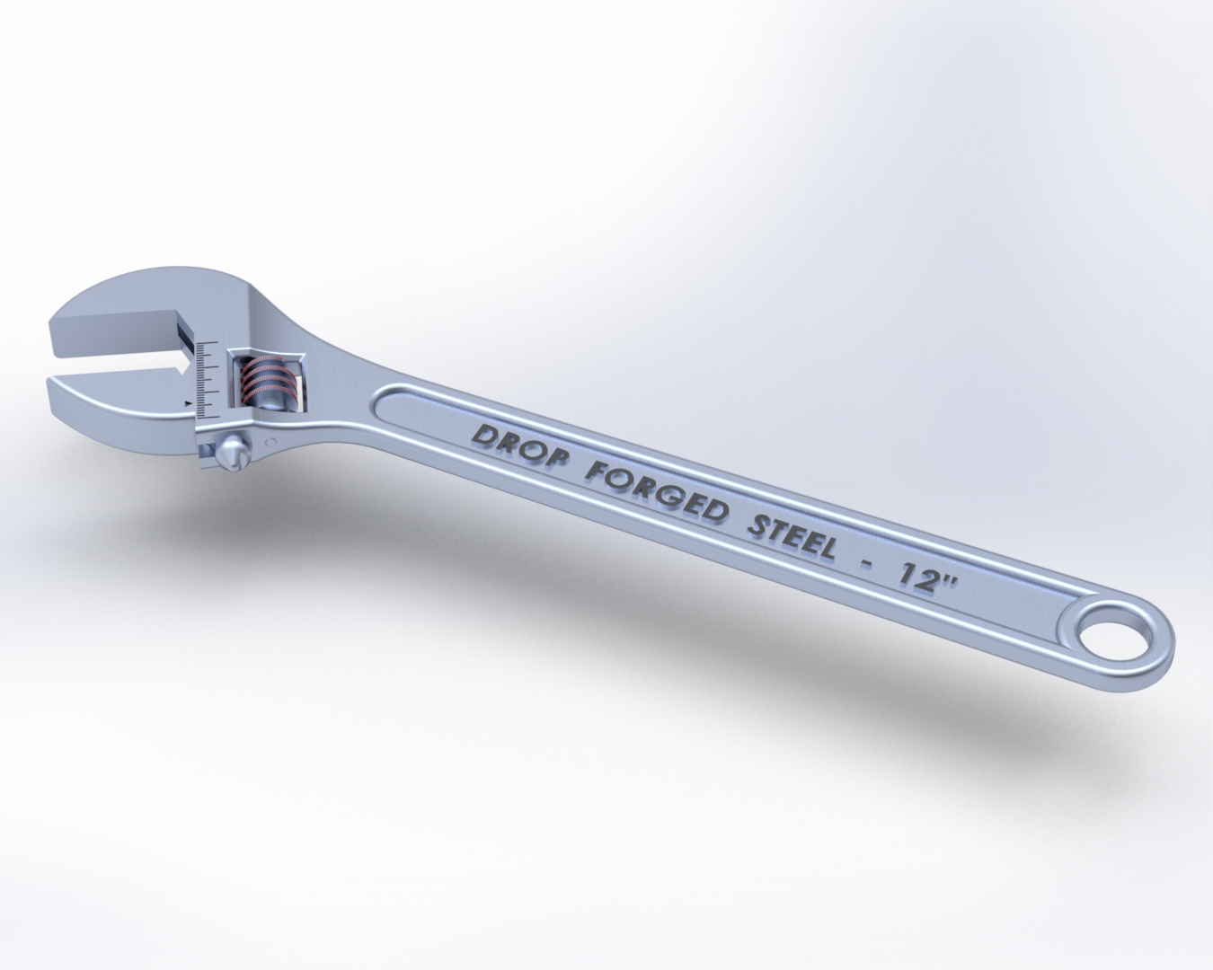 Solidworks的可调扳手